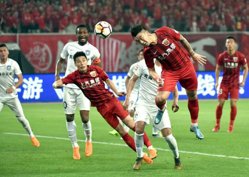 上港主场击败泰达,三分关键胜负决定 上港主场击败泰达,三分关键胜负决定